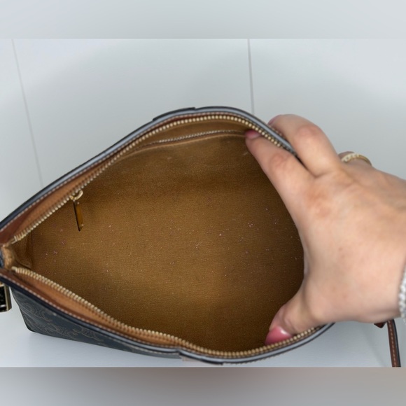 Celine Brown Triomphe Canvas Toiletry Pouch - Picture 7 of 16